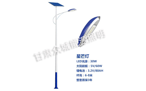 银川太阳能路灯核心技术参数解读