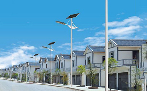 银川太阳能路灯配置与在乡村道路照明中的应用